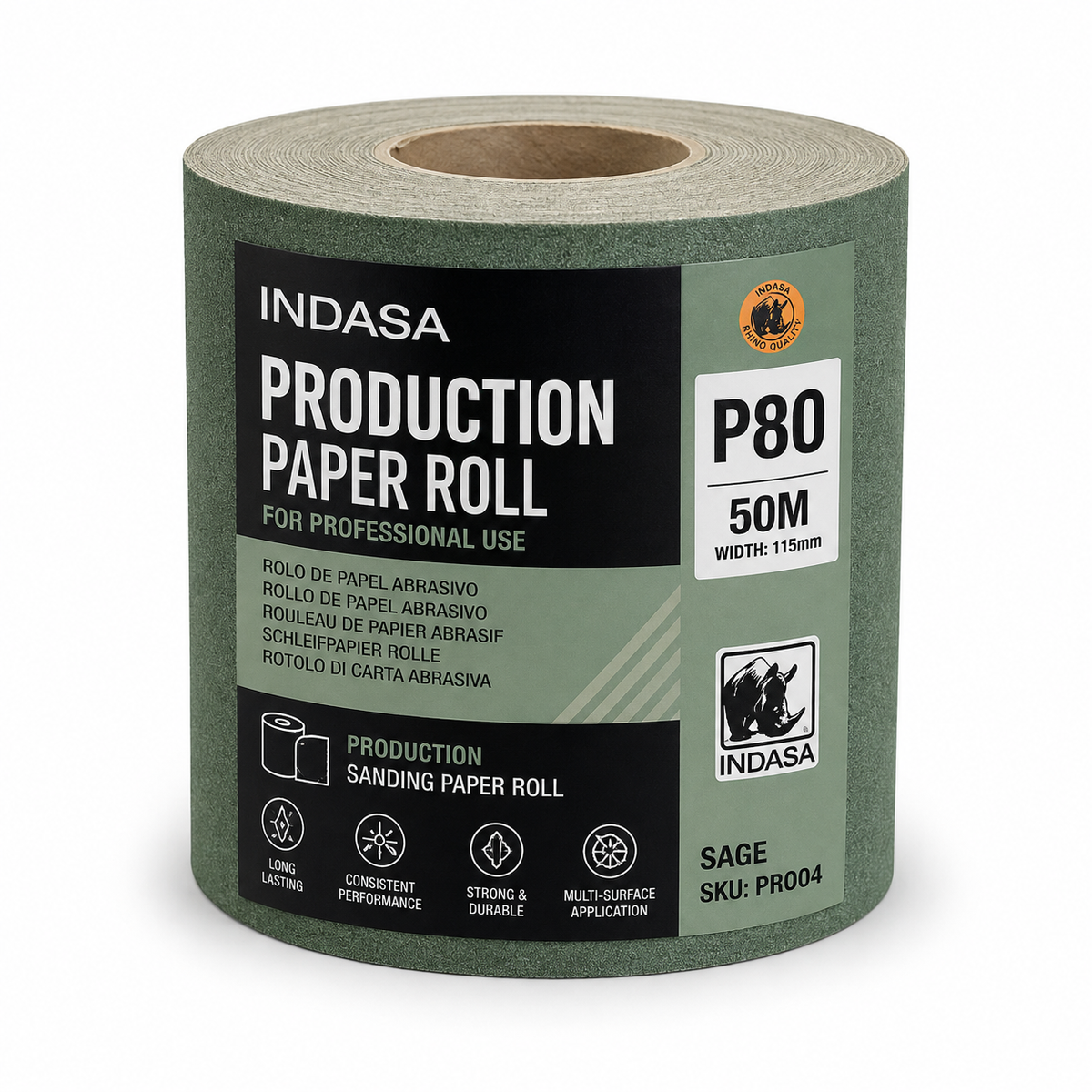 Production Paper Roll 50M P80