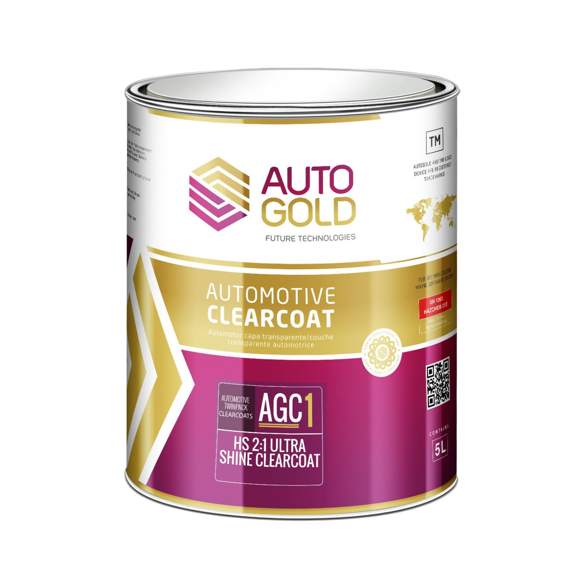 AutoGold AGC1 HS 2:1 Ultra Shine Clearcoat