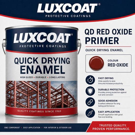 Luxcoat QD Red Oxide Primer quick drying enamel