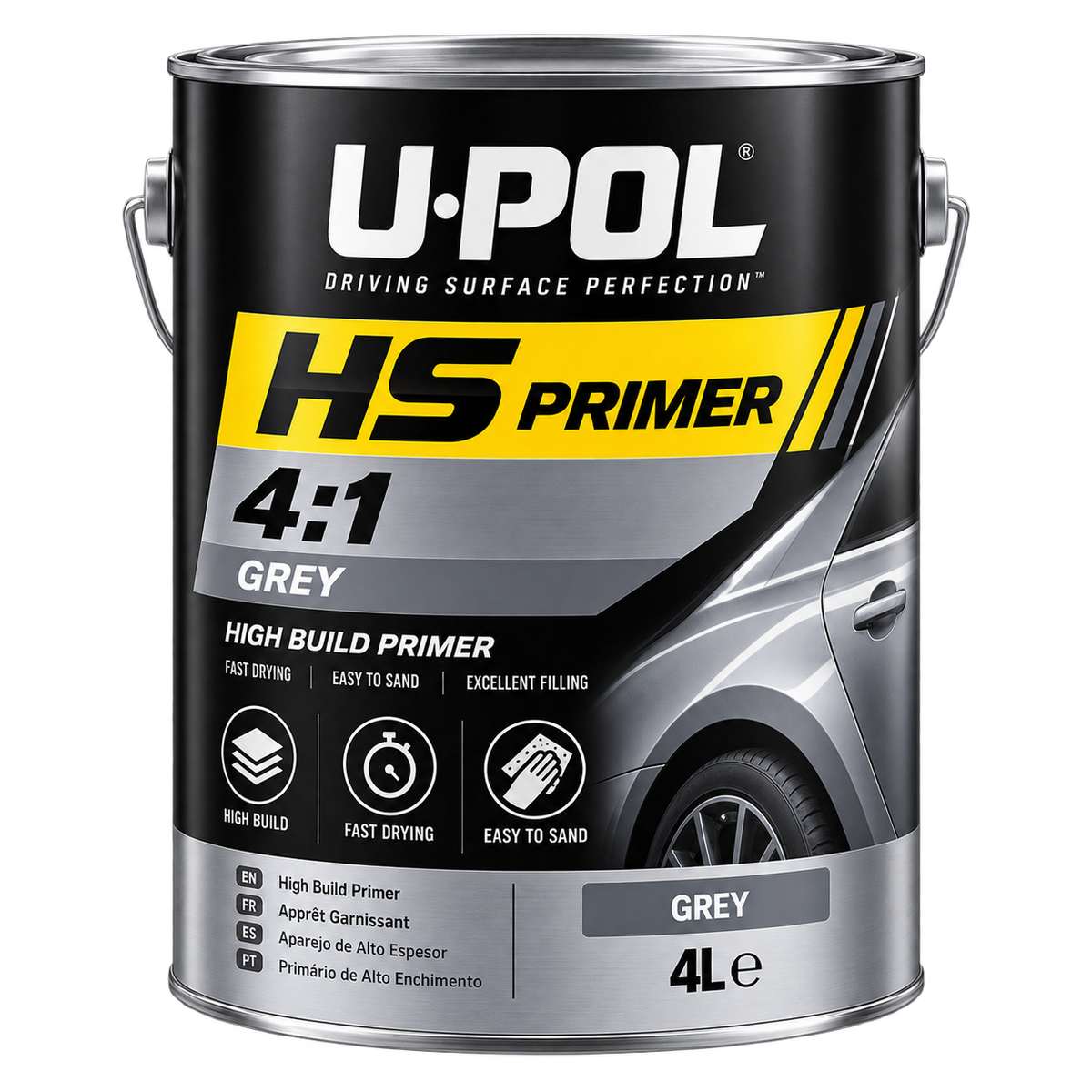 UPOL HS Primer 4:1 Grey 4lt